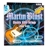 Encordado Bajo 5 Cuerdas 45-130 Martin Blust M 405