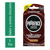 Prudence Sabor Y Aroma Chocolate Caja Con 3 Condones