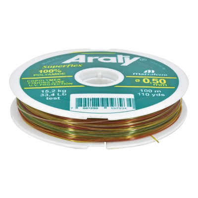 10 Hilo De Pesca Multicolor  Araty  100m .50mm Ecom | Meses sin interés