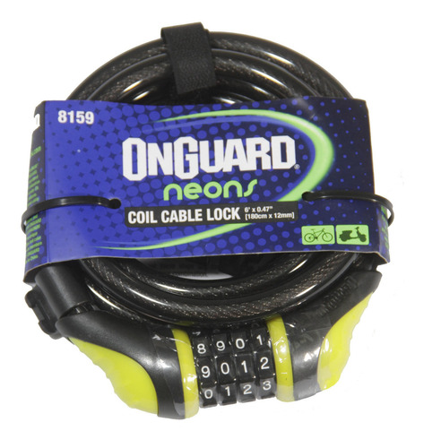 Candado Para Bicicleta Onguard Clave Doberman Color Amarillo