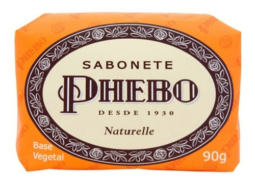 Sabonetes Em Barra Phebo Naturelle 90g - Kit C/36