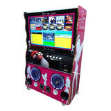 Maquina De Musica Jukebox Karaoke 2x1 Com Noteiro E Moedeiro