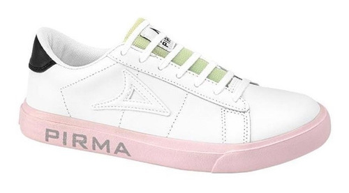 Tenis De Dama Casual Pirma 5050 Color Blanco/ Rosa