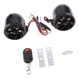 1 Par Mini Amplificado Bocina Para Motocicleta Reproductor