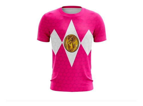 Playera Sublimada Power Ranger Rosa