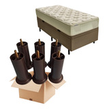 6 Pe Para Cama Box Solteiro Casal Queen E King 12cm Alto