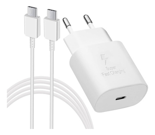 Super Cargador Samsung 25w Pared + Cable Original Tipo C