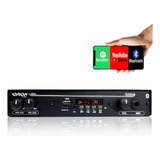 Receiver Orion Slim 1002 Bluetooth Mic Sd Aux 2 Canais 40w