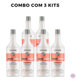 Combo 03 Kit Inoar Cicatripontas Shampoo E Condicionador 1l