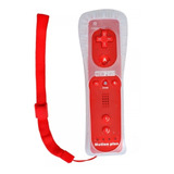 Control Remote Plus Para Wii Y Wii U Color Rojo