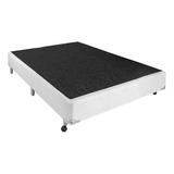 Base Para Cama Box Casal Ecstasy (20x138x188) Branca Cor Branco