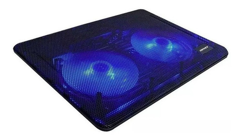 Base Cooler Notebook Hasta 17 Doble Fan Luz Led Usb Pad