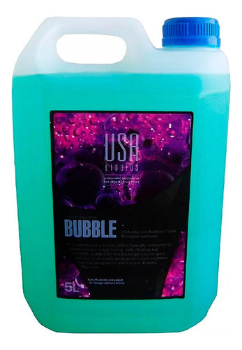 Liquido De Burbujas Usa Liquids 5 Litros Bubble Profesional