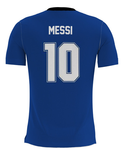 Camiseta Argentina Messi Retro 1994 Azul Talle Niños