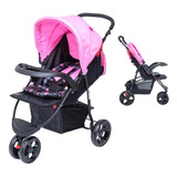 Carrinho Bebê Triciclo Baby Style Urban 3 Rodas Grandes