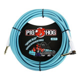 Pig Hog Cable Para Guitarra, Bajo Daphne Blue 6m 