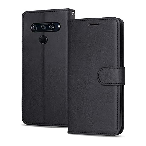 Funda Para V40 Thinq/LG V40 Negro Pu Leather-02