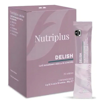 Farmasi Nutriplus Delish Mezcla Café Y Achicoria Caja 20 Sob | Envío gratis