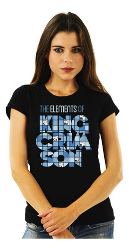 Polera Mujer King Crimson The Elements Rock Impresión Direct