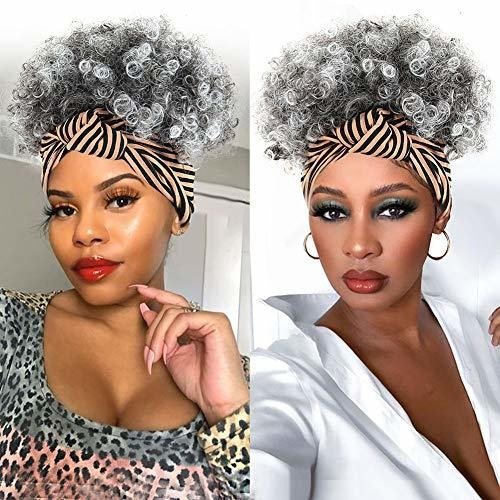 Pelucas - Leosa Short Afro Kinky Curly Wigs For Black Women,