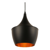 Lámparas Colgantes Modernas Beat Fat Cobre Cocina Tom Dixon Color Negro