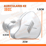 Auriculares Marca Kz Acoustics Edx C/microfono Blanco 3.5mm