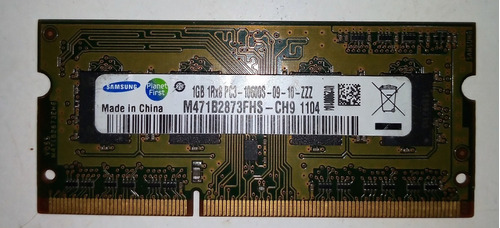 Memoria Ram Ddr3 Samsung 1gb 1rx8 Pc3 - 10600s Notebook
