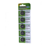 Blister Pack X5 Pilas Cr2016 Litio 3v Alarma Reloj Balanza