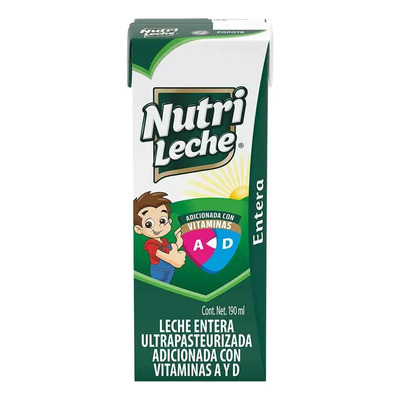Nutrileche Entera 16 Piezas De 190 Ml C\u002Fu | MercadoLibre