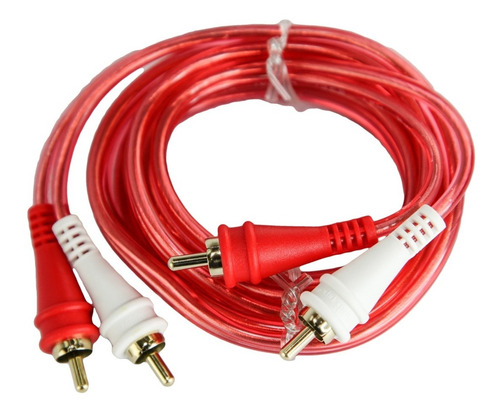 Cable Audio 1.8mts Plug Rca 2x2 Audiopipe Libre Oxigeno Htec
