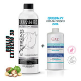 Alisado Brillo 3d Macadamia Lumiere 1 L + Shampoo Acido 250