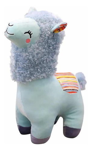 Peluche Llama Kawaii Azul