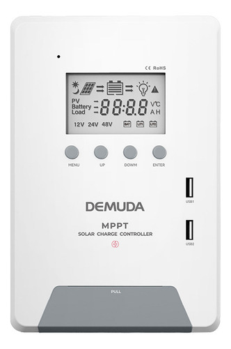 Batería De Litio Lifepo4 Lcd Solar Mppt Display 30a Para