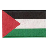 Patch Sublimado Bandeira Palestina 8,0x5,5 Bordado