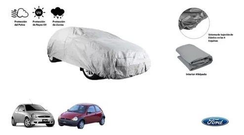 Lona Gruesa Felpa Impermeable Cubre Auto Ford Ka 2008