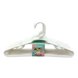 Kit 50 Unidades Cabides Infantis Colorido Roupa Infantil Cor Branco