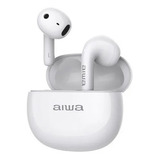 Audífonos Aiwa Inalambrico Tactil In-ear Bluetooth 5.3 Twsd8 Color Blanco Color De La Luz Blanco