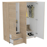 Closet Dassel Homey 3 Puertas 140x48x160 Cms