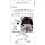 Motor Paso A Paso 23km-c051-07 Cnc Buen Torque 6 Cables