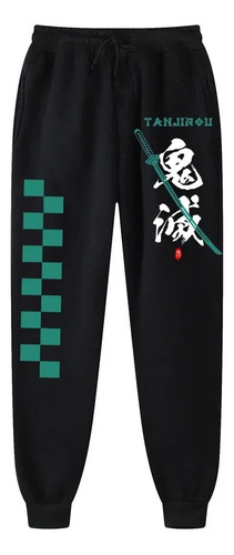 Calça Moletom Frio Inverno Demon Slayer Tanjiro Anime Mangá