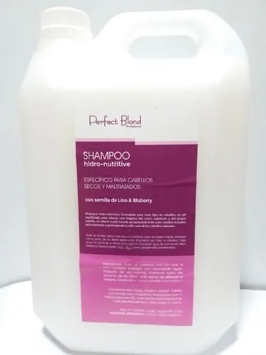 Shampoo Hydro Nutritivo Perfect Blond X 5 Litros