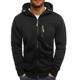 Sudadera Hombre Con Capucha Deportiva Con Cierre Hoodie