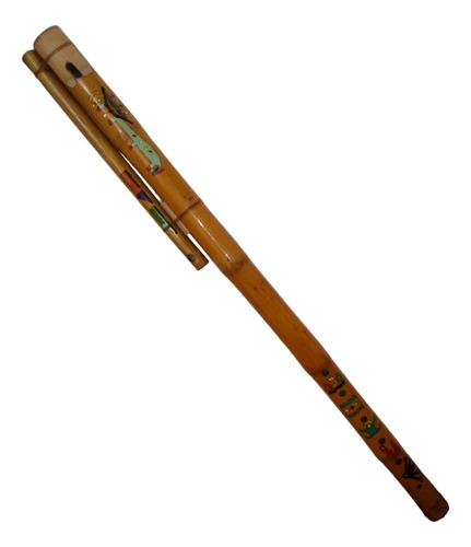 Flauta Traversa Artesanal De Bambu Fta2