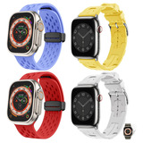 4 Correa Cristal Mica Para Apple Watch Iwatch Se Ultra 9 8 7