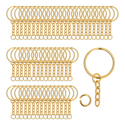 Llavero Herraje Argolla Broche Plana Y Lisa Color Oro 200pzs | MercadoLibre