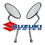 Espejo Cromado Universal  Suzuki Gn 125  El Par