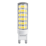 Pack X 10 Bipin G9 Led 6w Luz Cálida 6,3cm Macroled