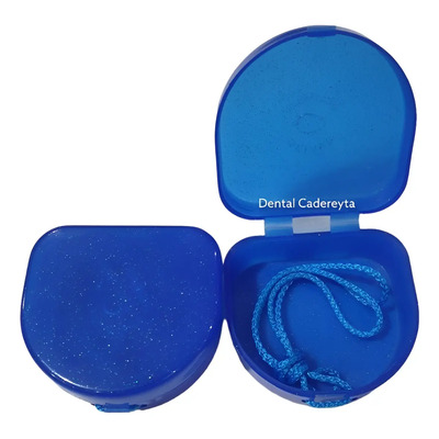 Estuche Portaguarda Dental Para Aparato De Ortodoncia Color Chispas3 Plástico