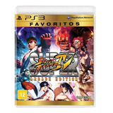 Jogo Midia Fisica Super Street Fighter Iv Arcade Edition Ps3