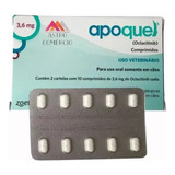 Apoquel 3,6 Mg Remédio Para Dermatite Canina 20 Comprimidos